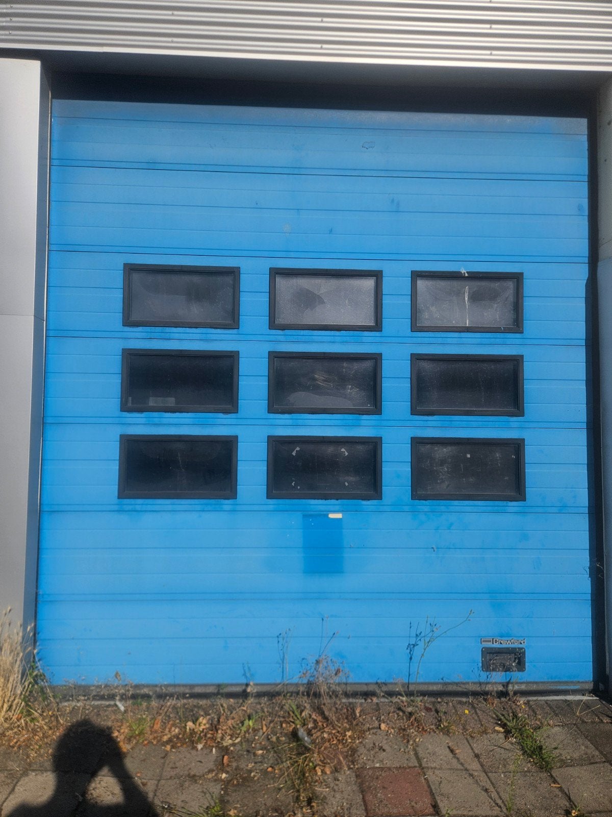 1x Overhead roldeuren 3300x3500mm, 1x hand, Doe-het-zelf en Verbouw, Ophalen, Garagedeur, Vouwdeur, Kunststof