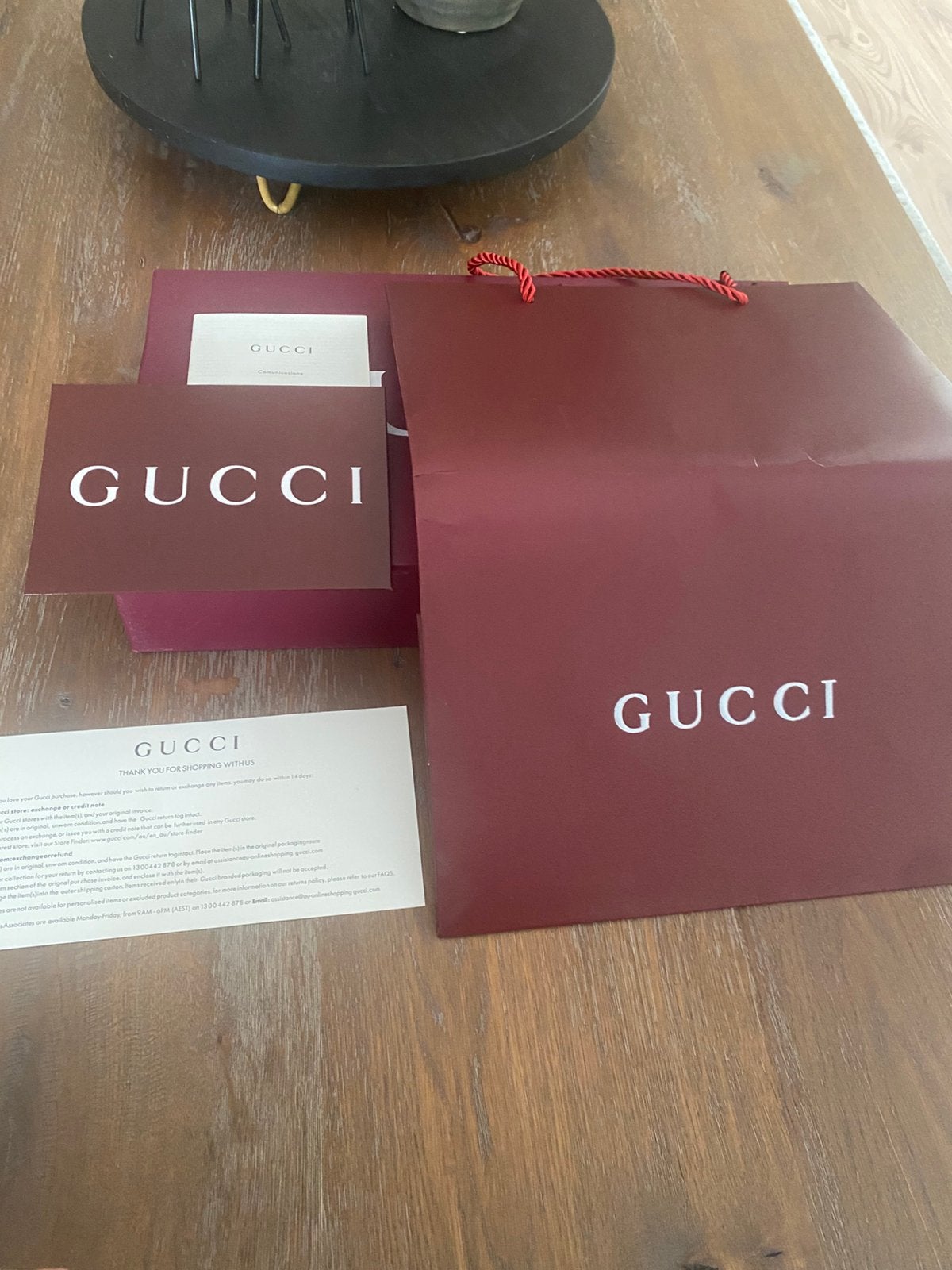 Gucci Re Web 42, Ophalen of Verzenden, Zo goed als nieuw, Leer, Overige merken