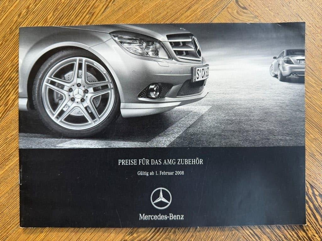 Prijslijst accessoires Mercedes-Benz AMG 2008 totaalprogramm, Zo goed als nieuw, Mercedes-Benz, Mercedes, Ophalen of Verzenden