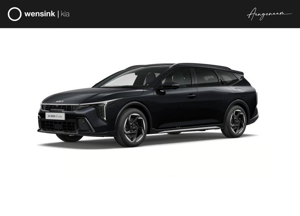 Kia K4 Sportswagon 1.0 T-GDi MHEV GT-Line Launch Edition | G, Auto's, Kia, Zwart, Nieuw, 3 cilinders, 1405 kg