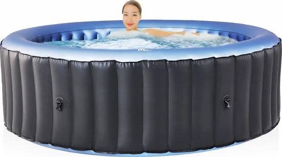TE KOOP OPBLAASBARE JACUZZI, Ophalen, Zo goed als nieuw, Filter, Opblaasbaar