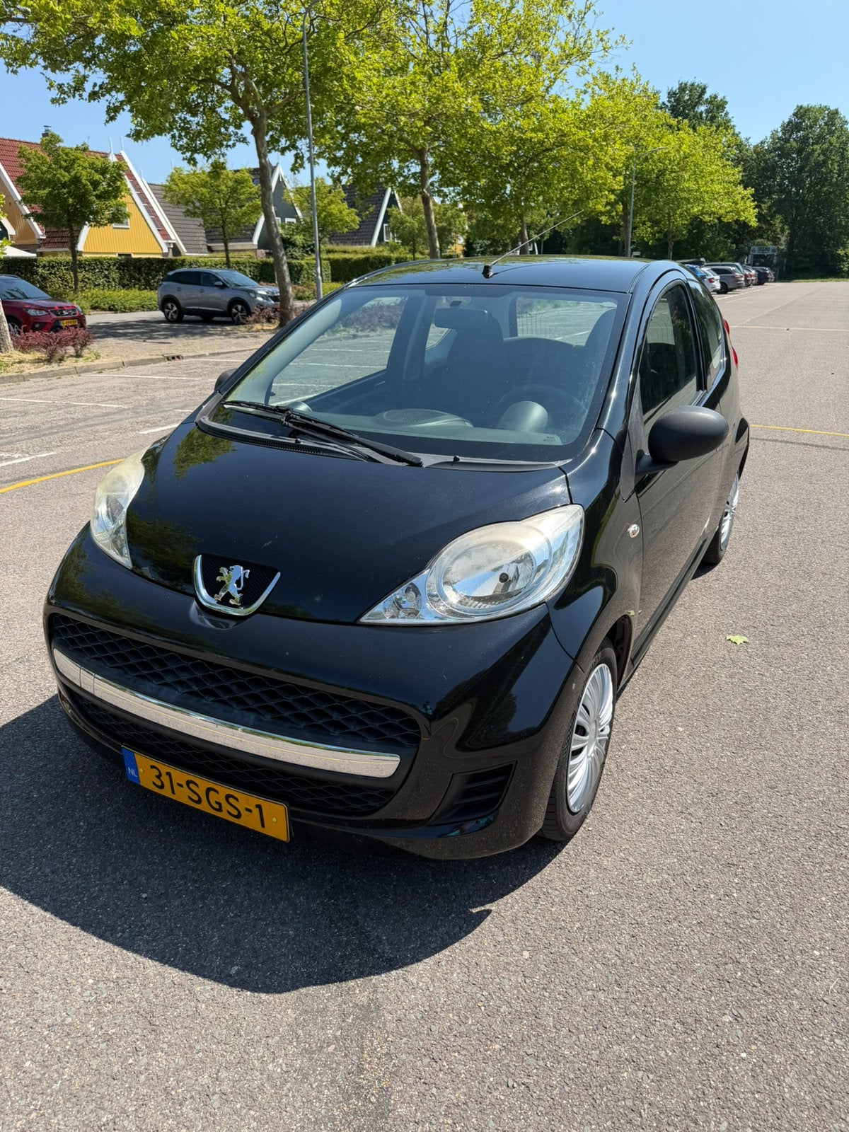 Peugeot 107 1.0 12V E-vti 68PK 3DR 2011 Zwart, Voorwielaandrijving, 4 stoelen, Origineel Nederlands, Handgeschakeld