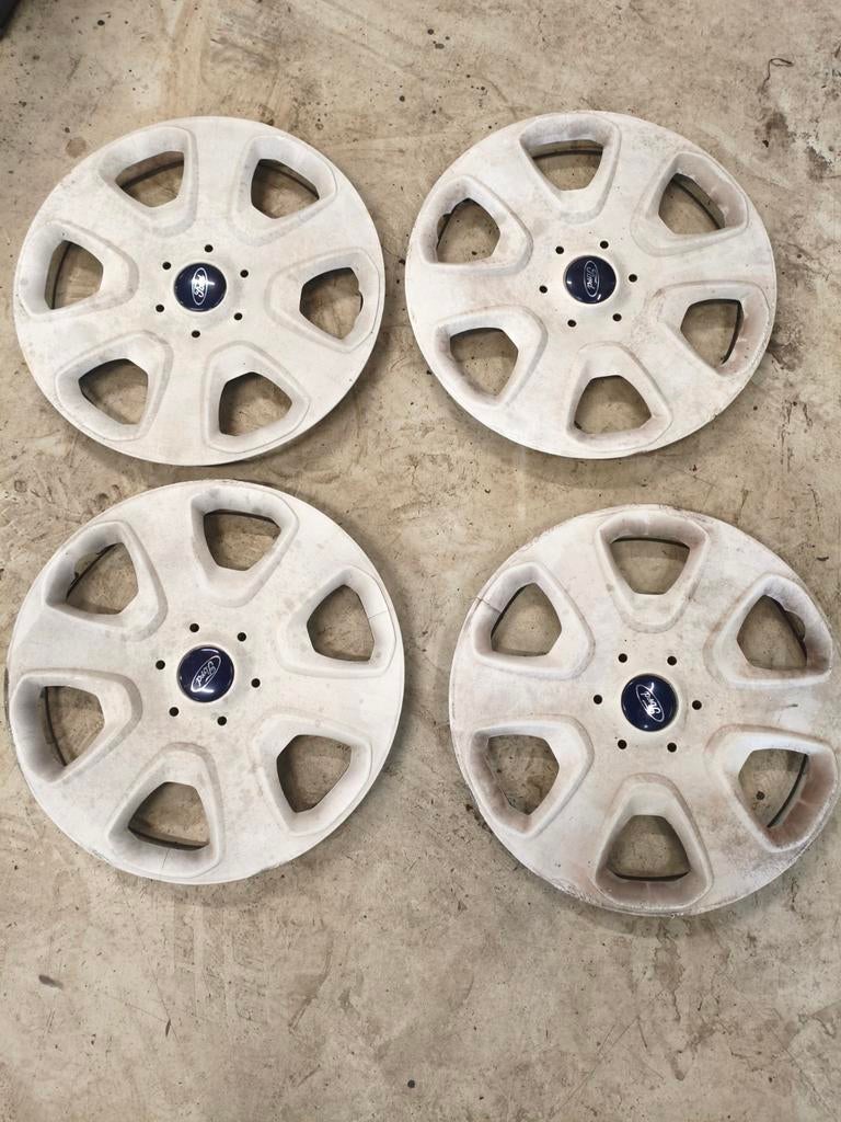 Set van 4 Ford wieldoppen 14 inch, Auto diversen, Wieldoppen, Gebruikt, Ophalen of Verzenden