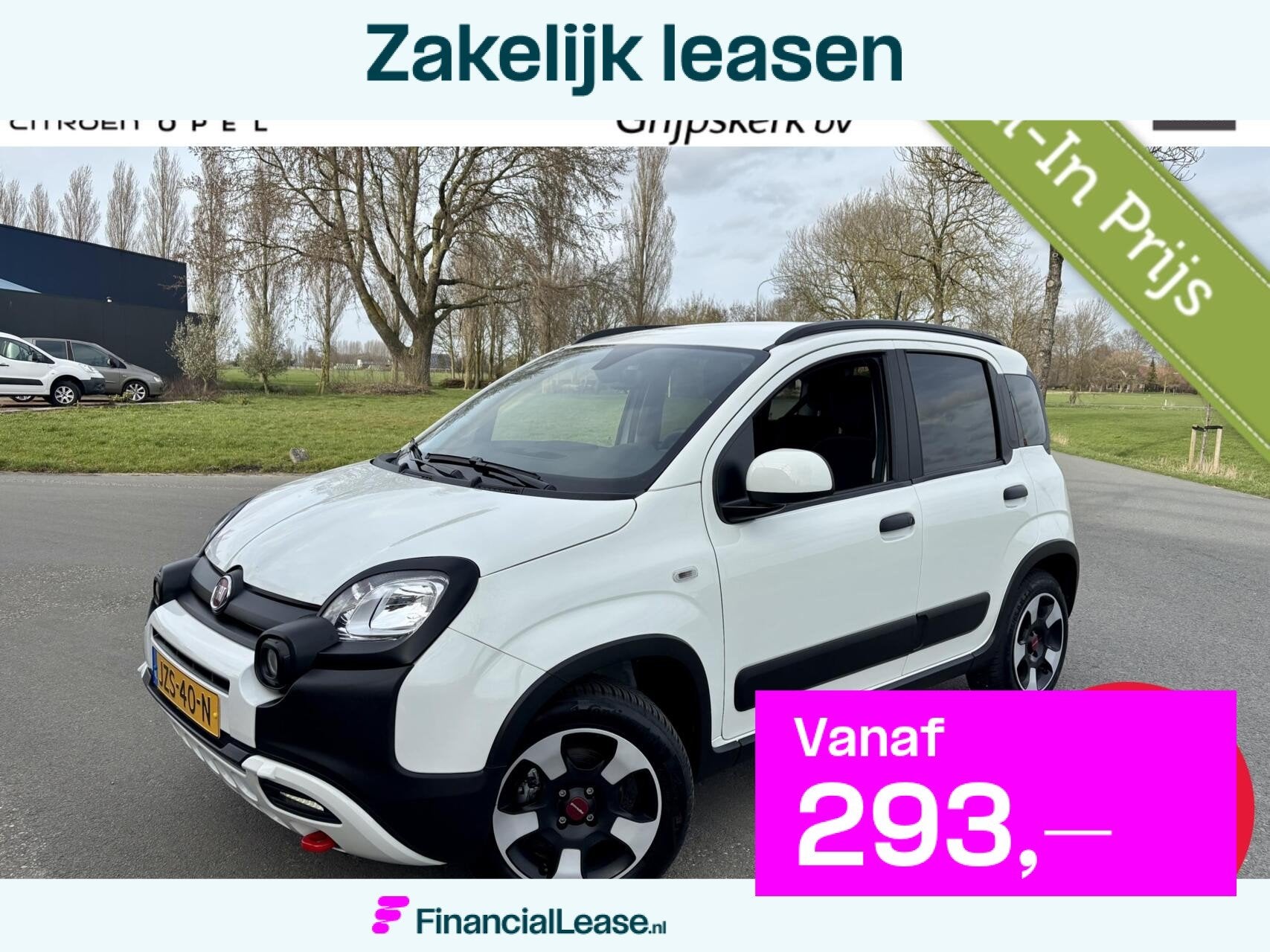 Fiat Panda 1.0 Hybrid Cross, Voorwielaandrijving, Panda, 4 stoelen, Automatische klimaatregeling