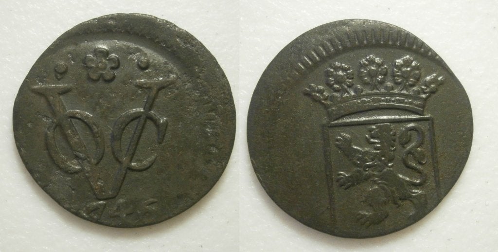 Holland VOC Duit 1746 - misslag, Ophalen of Verzenden, Vóór koninkrijk, 1 cent, Losse munt