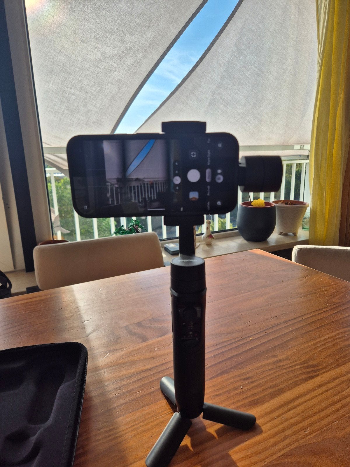 Rollei Gimbal voor smartphone met statief en opbergcase, Overige merken, Overige typen, Overige soorten, Zo goed als nieuw