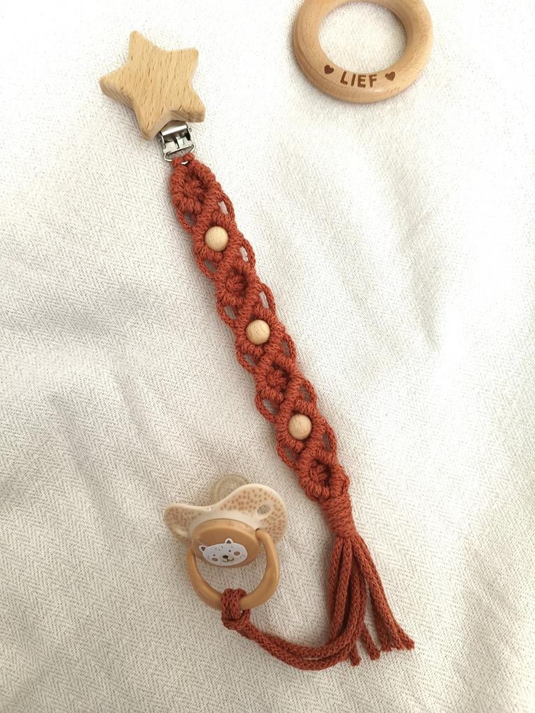 Macramé speenkoord, Ophalen of Verzenden, Nieuw