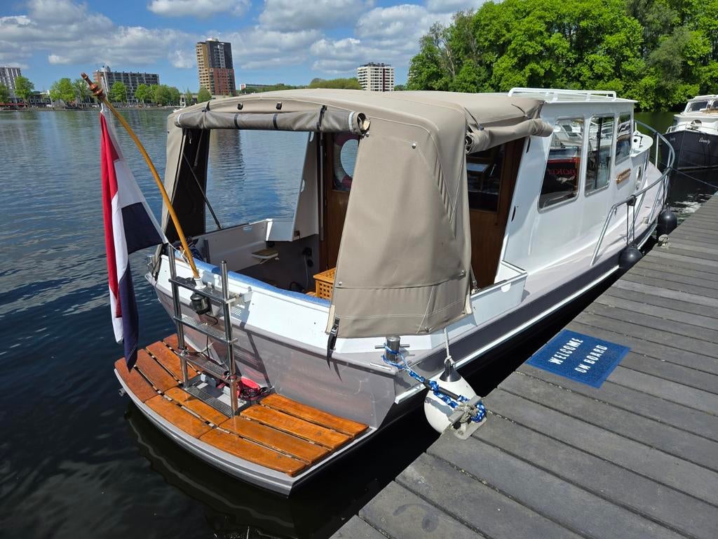 Verlengde Van Leeuwen schouw motorschip, Ophalen, Staal, Diesel, 50 pk of meer
