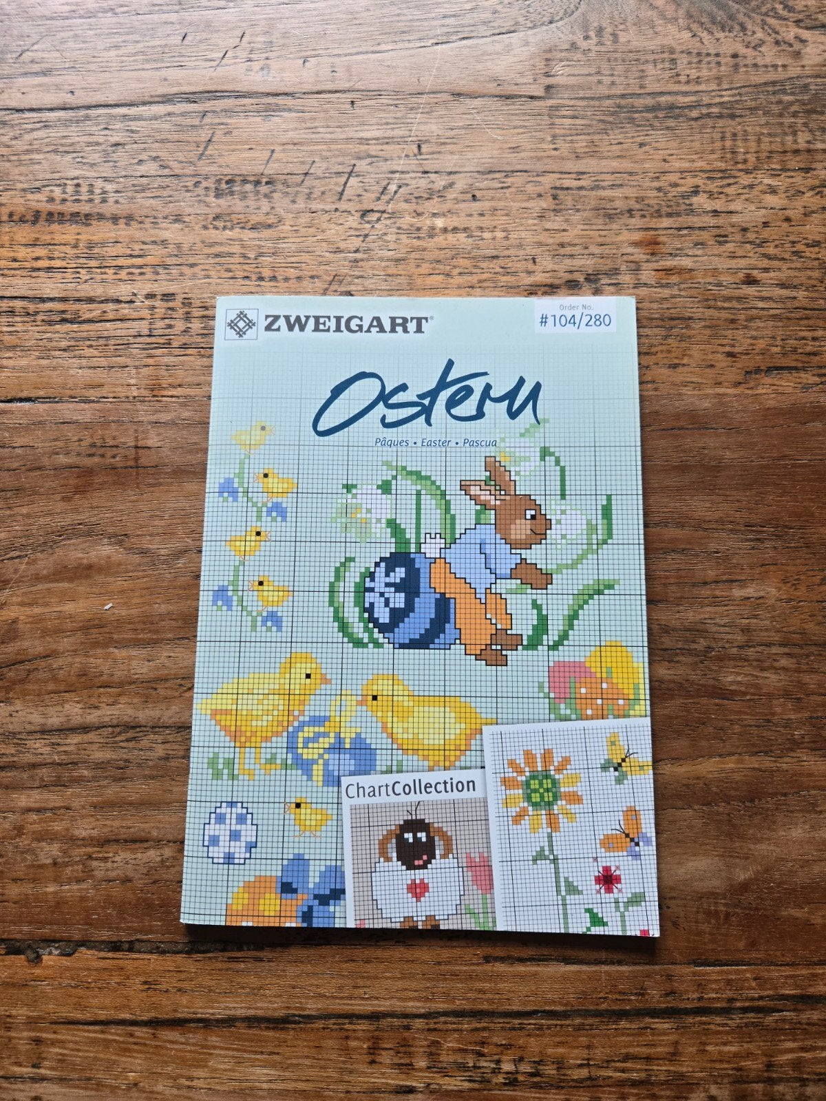 Zweigart Borduurpatroon "Ostern" - Pasen Kruissteek, Hobby en Vrije tijd, Ophalen of Verzenden, Gebruikt, Handborduren, Patroon