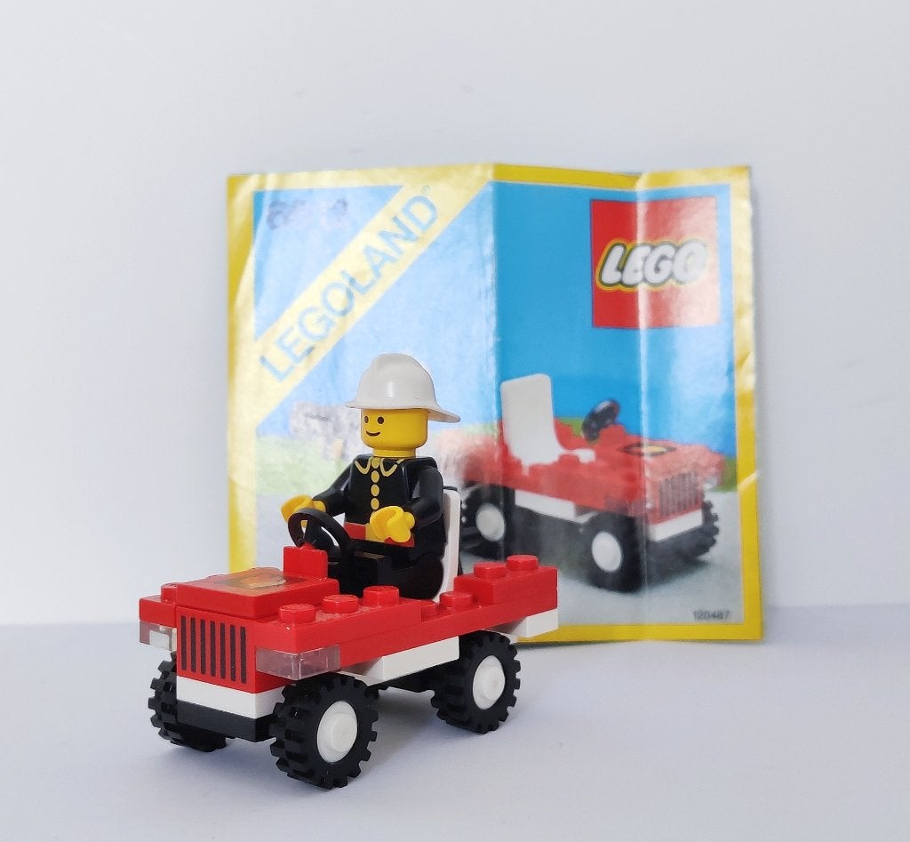 LEGO System Classic Town nr. 6612 Fire Chief's Car, Gebruikt, Lego, Ophalen of Verzenden, Inclusief instructies
