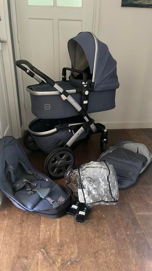 Joolz geo 2 kinderwagen compleet pakket quadro blue, Ophalen, Zo goed als nieuw, Zonnekap
