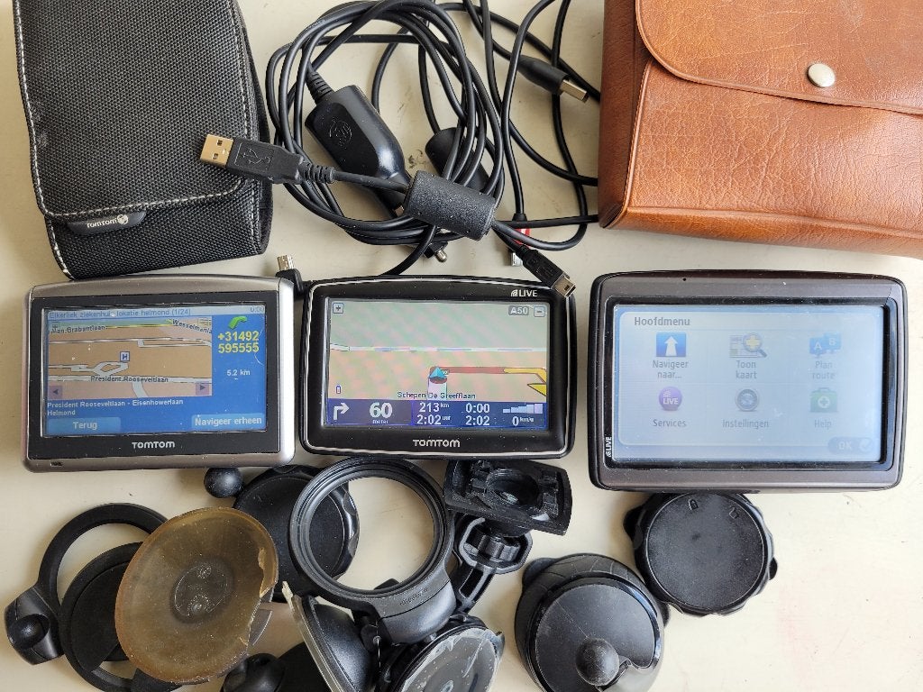 3 werkende TomTom's, Auto diversen, Autonavigatie, Ophalen of Verzenden, Gebruikt