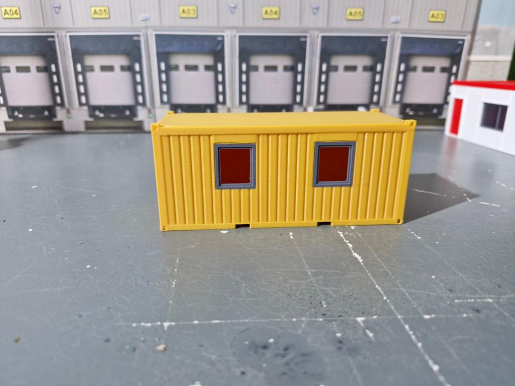 Schaft container 3d geprint mooi als lading, Hobby en Vrije tijd, Modelauto's | 1:50, Ophalen of Verzenden, Zo goed als nieuw