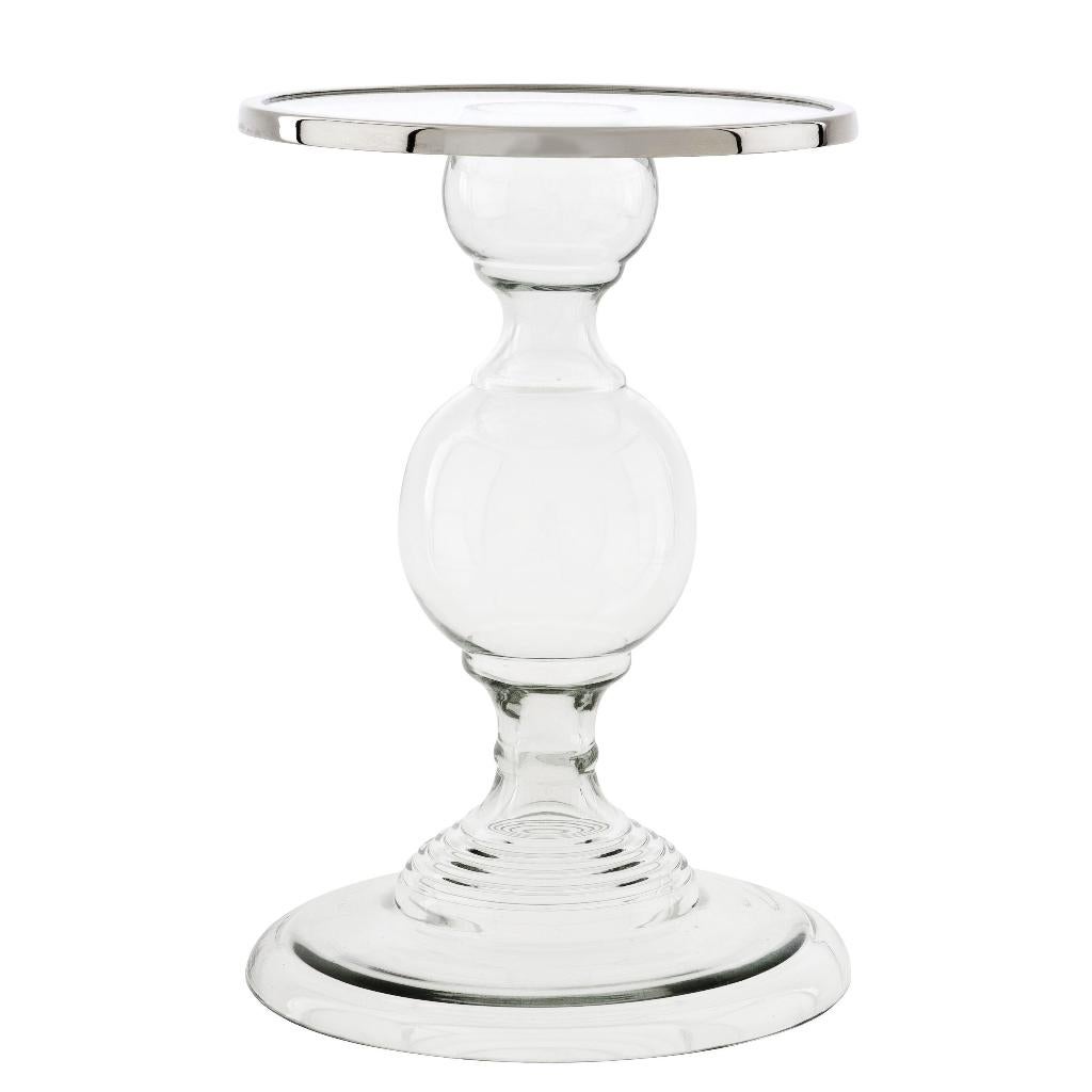 Nieuwe Kandelaar Eichholtz Candle Holder Providence glass L, Kunststof, Overige kleuren, 25 tot 50 cm, Eichholtz