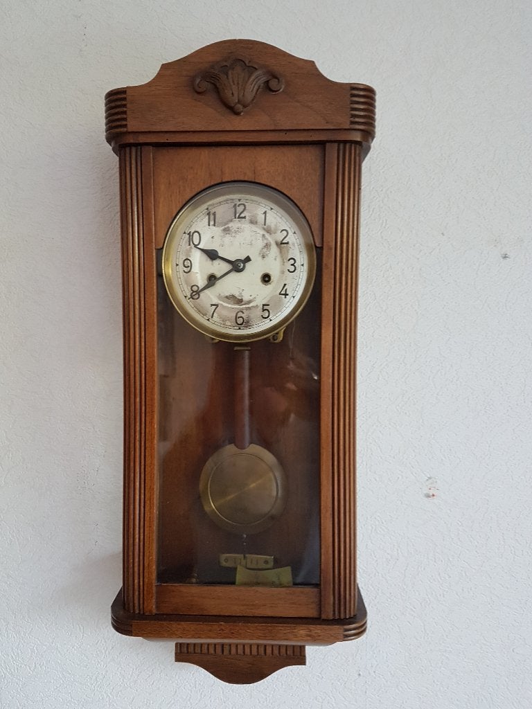 klok / regulateur klok, Ophalen, Gebruikt, Analoog, Wandklok