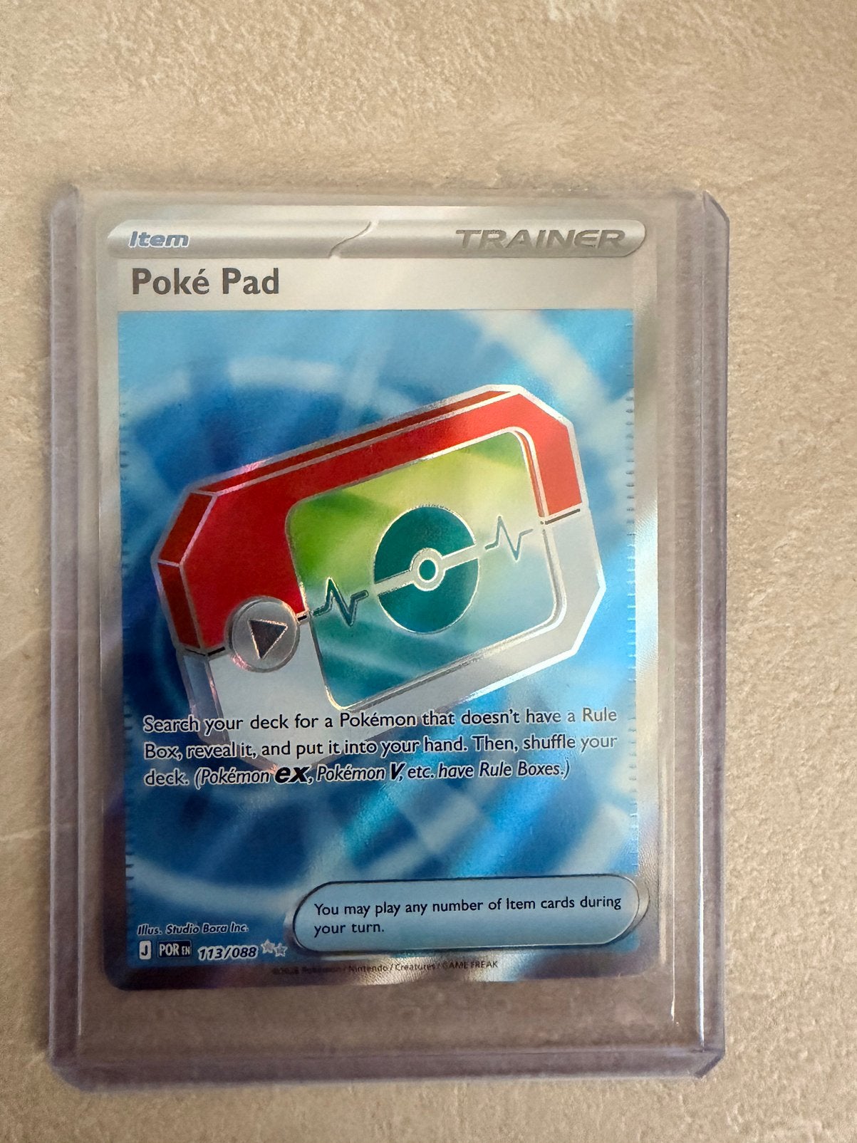 Poke Pad 113/088, Ophalen of Verzenden, Zo goed als nieuw, Booster