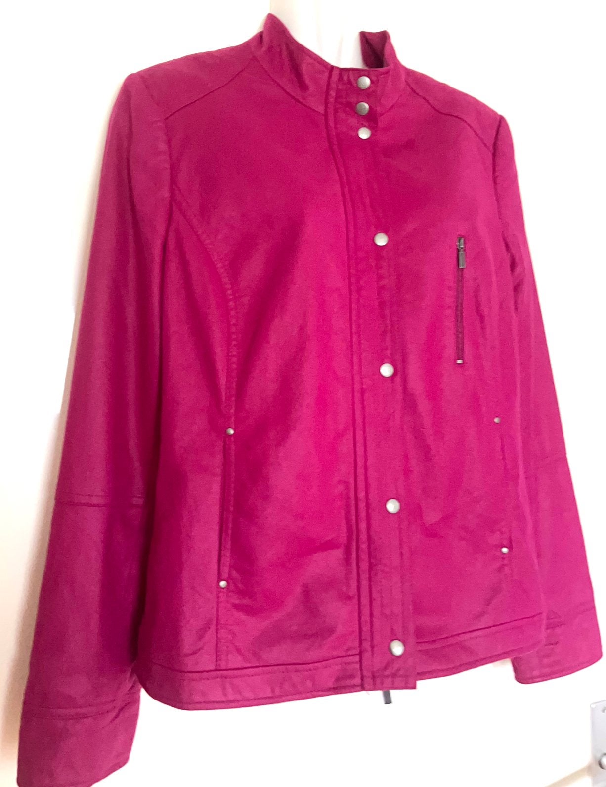 Witteveen lederlook jasje maat 42(v), Kleding | Dames, Maat 42/44 (L), Ophalen of Verzenden, Zo goed als nieuw, Jasje