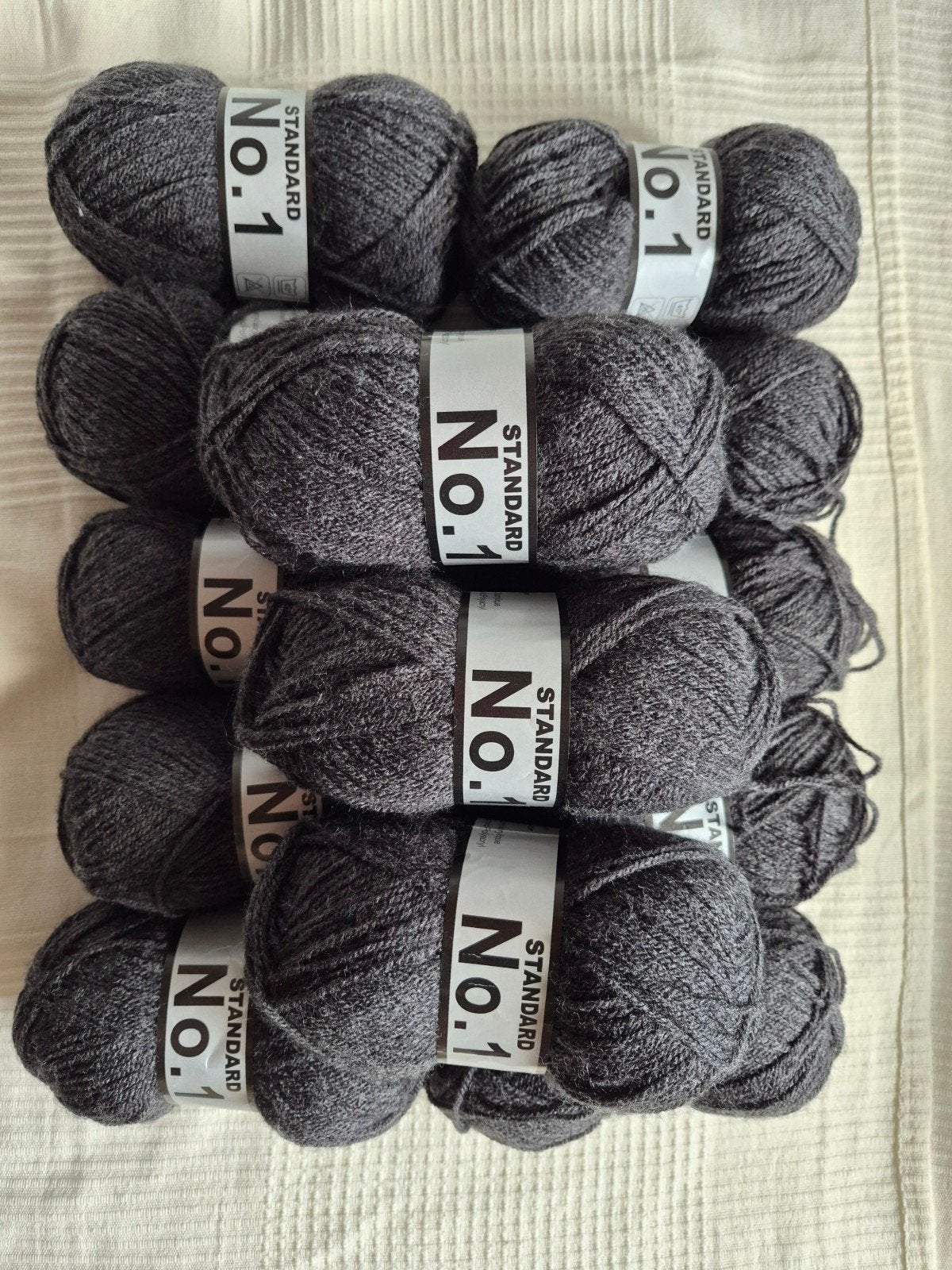 Lammy Yarns Standard No.1 - Grijs Garen (13 bollen), Ophalen of Verzenden, Nieuw, Breien of Haken, Wol of Garen