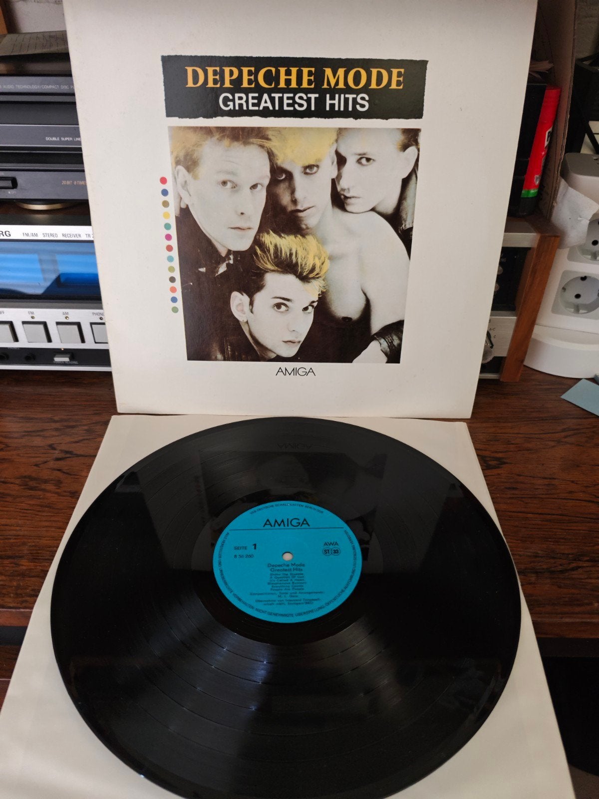 Depeche Mode - Greatest Hits LP (AMIGA), LP, Gebruikt, Ophalen of Verzenden, Complilatie