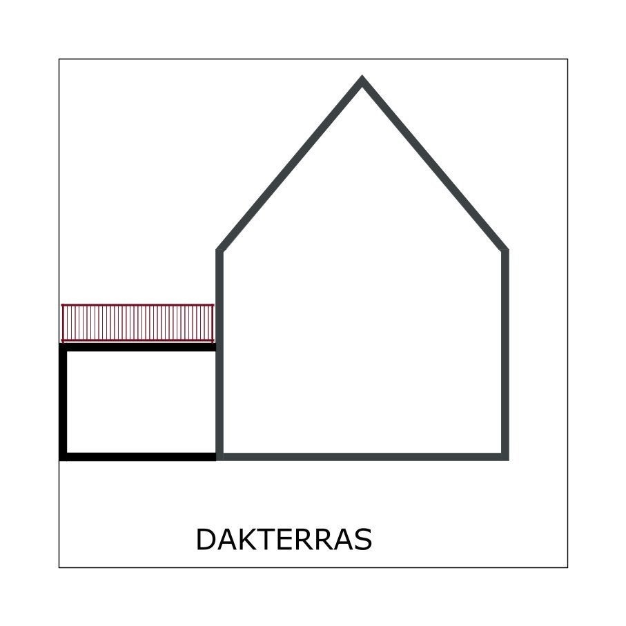 bouwtekening dakterras verbouwen, Verzenden, Nieuw