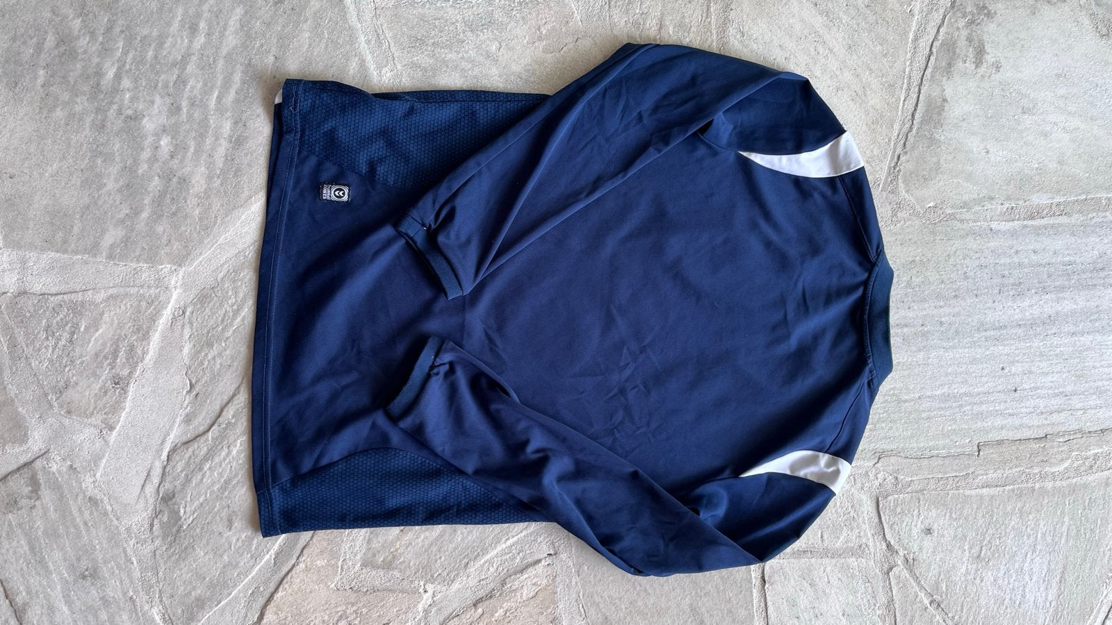 2 Voetbalshirts Koninklijke HFC Haarlem Hummel Maat L, Ophalen, Blauw, Gedragen, Maat 42/44 (L)