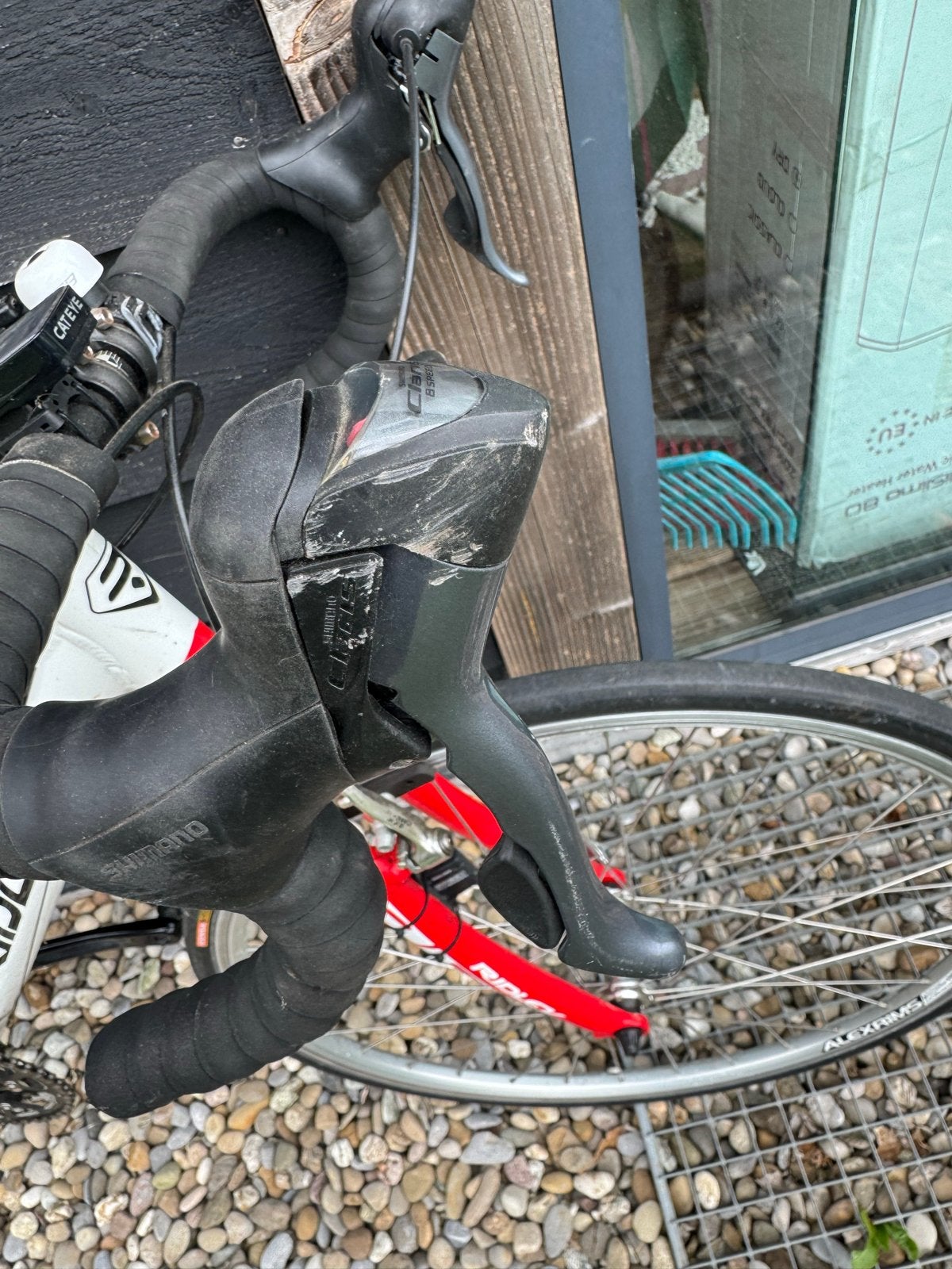 Ridley racefiets, wit/rood, 26 inch wielen, Gebruikt, 26 inch, Velgrem, Aluminium