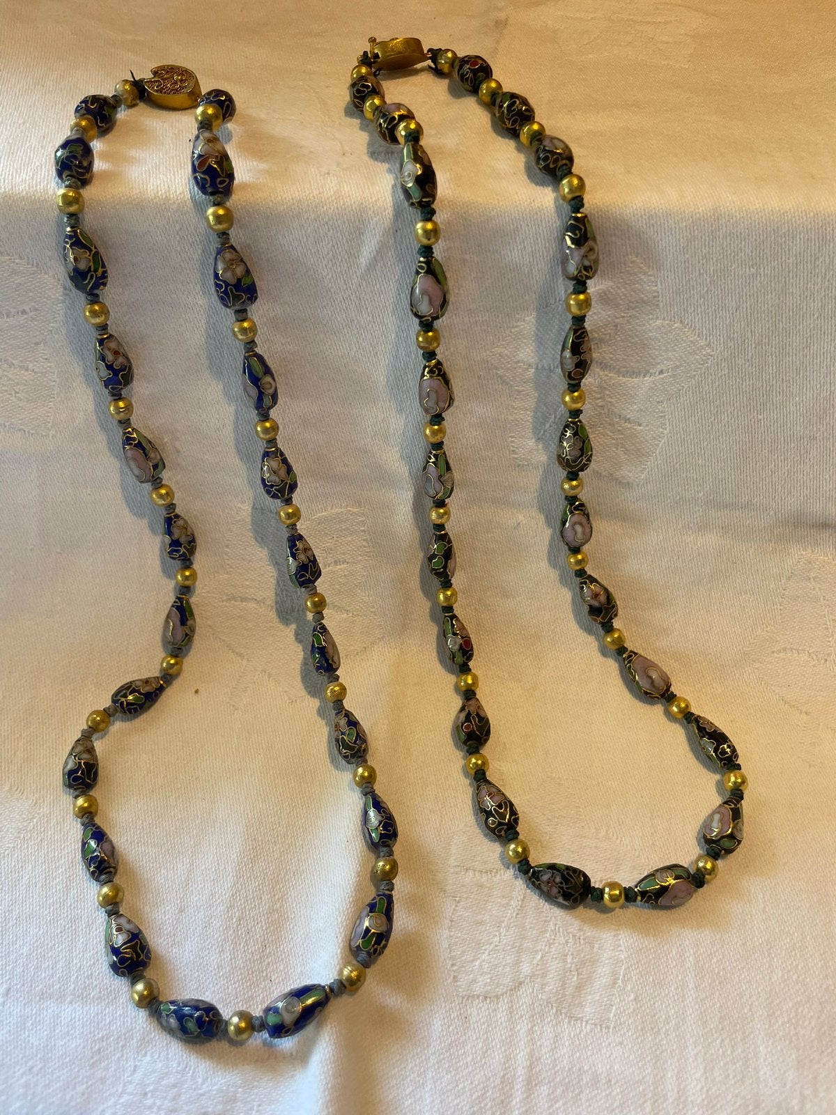 Collier cloisonné, Ophalen of Verzenden, Zo goed als nieuw, Zilver