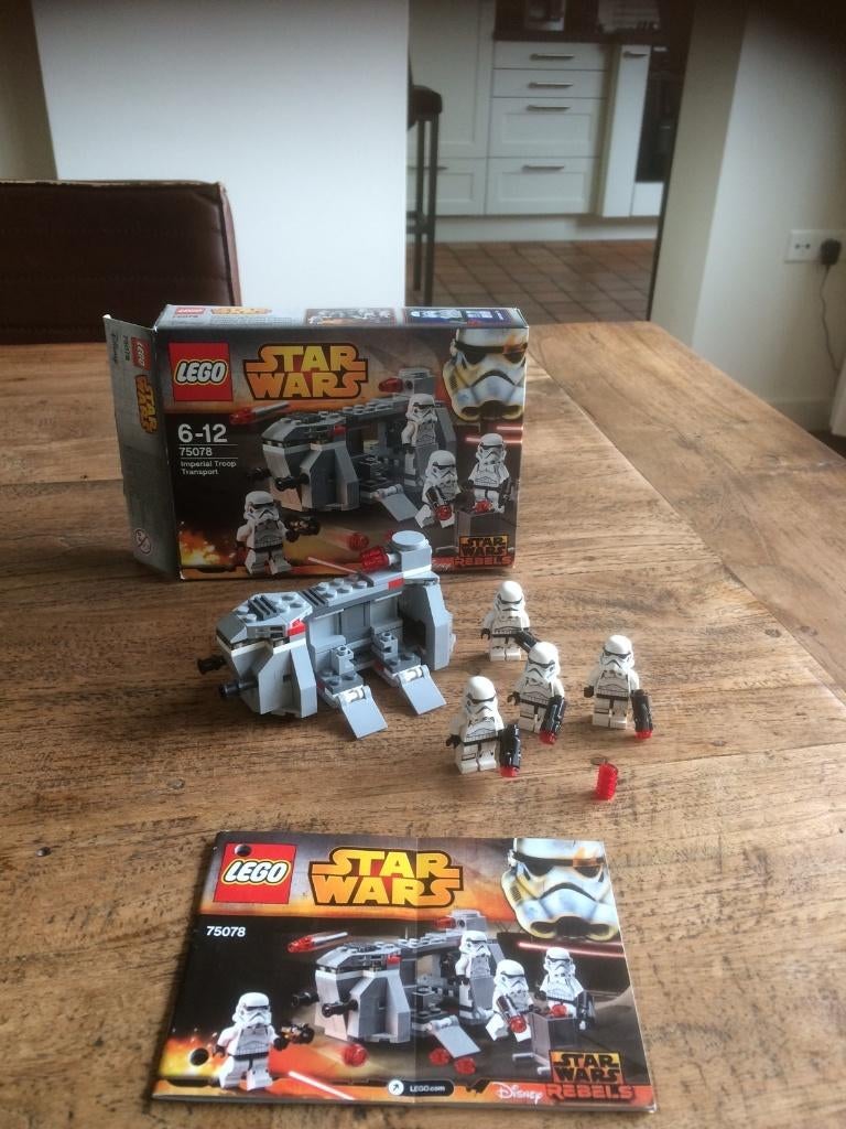 Lego Star Wars 75078 Imperial Troop Transport, Star Wars, Lego, Ophalen of Verzenden, Zo goed als nieuw