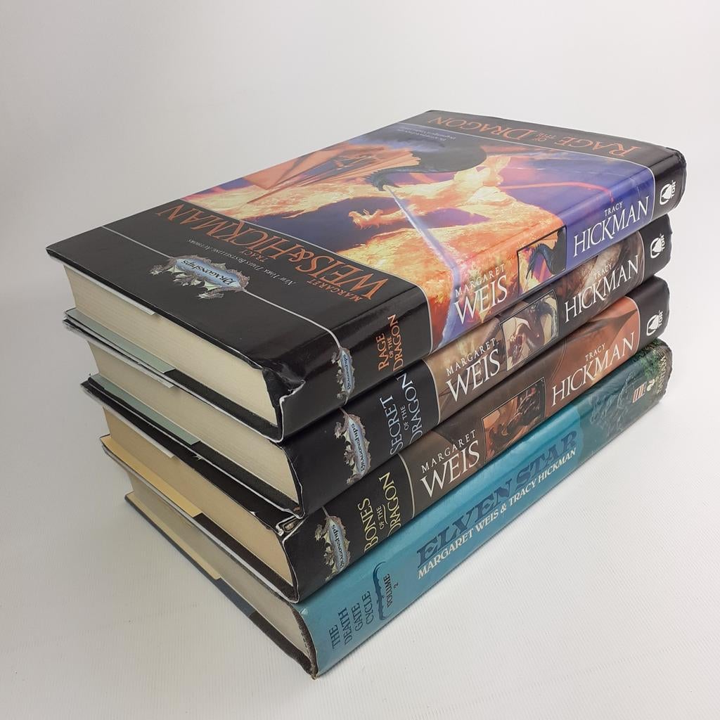Weis & Hickman fantasy set - 4 hardcovers - draken, Boeken, Fantasy, Gelezen, Ophalen of Verzenden