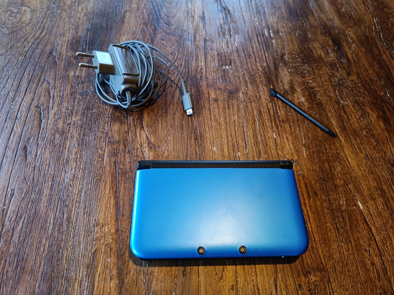Nintendo 3DS XL Blauw - Inclusief oplader en stylus, Ophalen of Verzenden, Gebruikt, Blauw, 3DS XL