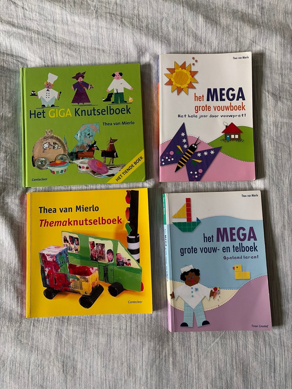 Knutselboeken Thea van Mierlo - 4 stuks PABO, Gebruikt, Verzenden, Overige thema's, Meerkleurig