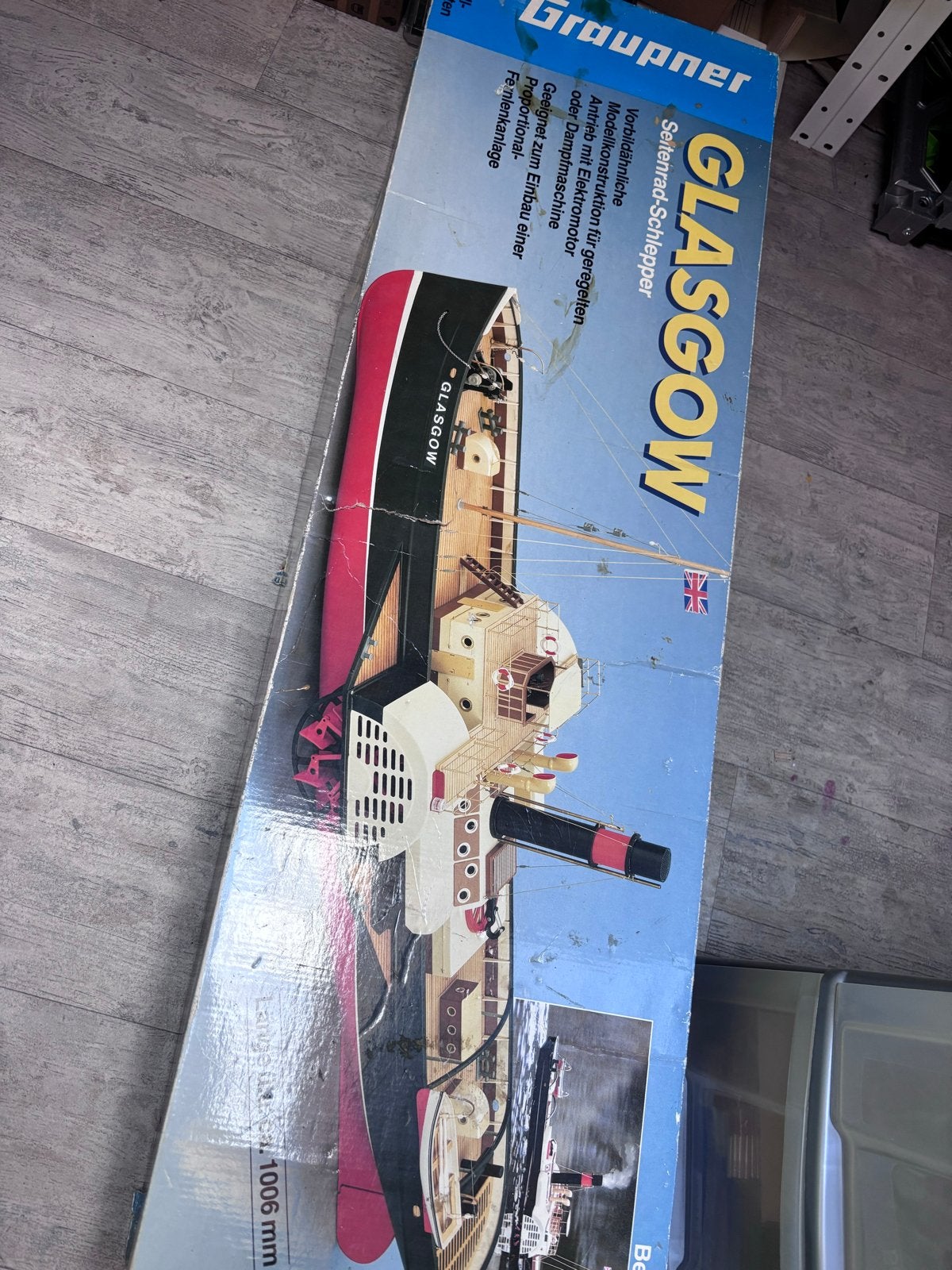 Graupner Glasgow Zijwiel-Slepper Modelbouwkit, Hobby en Vrije tijd, Ophalen, Gebruikt, Groter dan 1:32