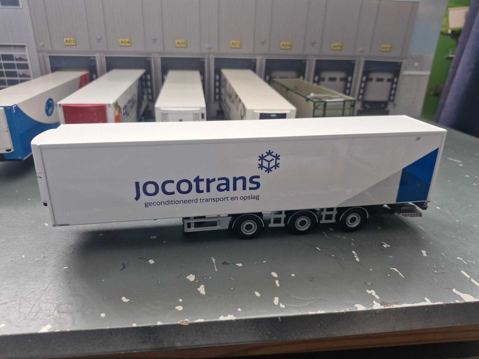 koeltrailer wsi jocotrans 2 assen gestuurd, Ophalen of Verzenden, Zo goed als nieuw, Bus of Vrachtwagen, Wsi