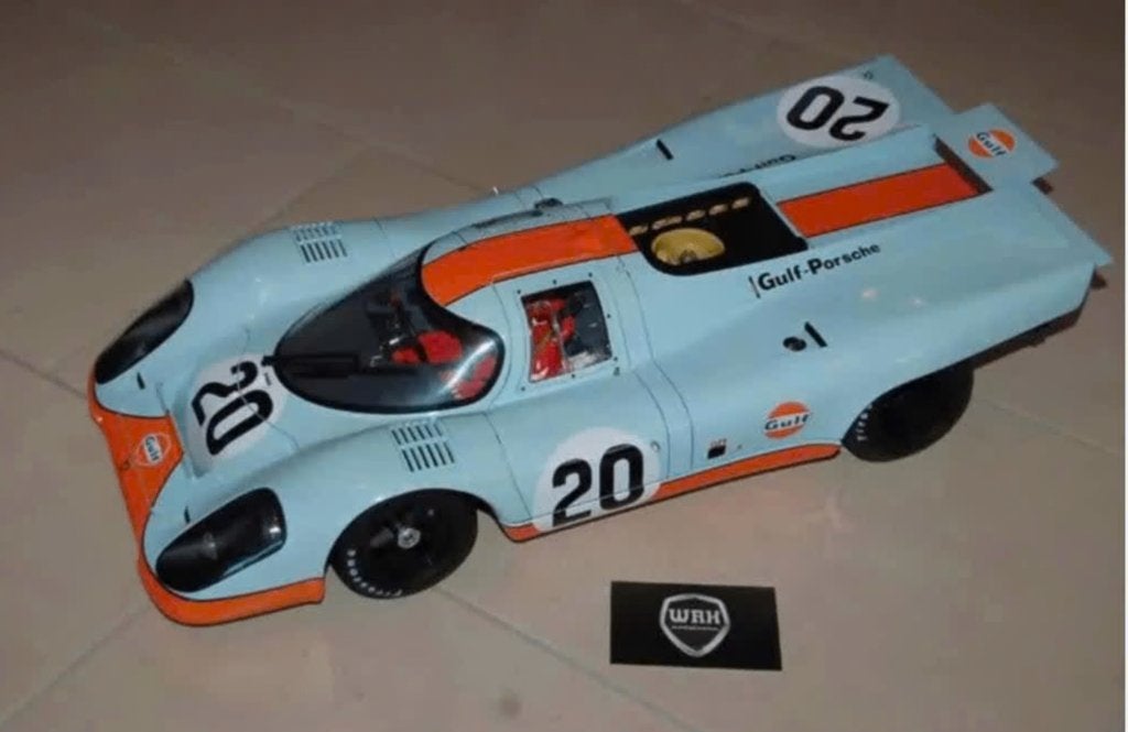 !! SALE !! 1:8 PORSCHE 917 K #20 GULF IXO gebouwd WRH, Ophalen, Zo goed als nieuw, 1:5 t/m 1:8, Auto