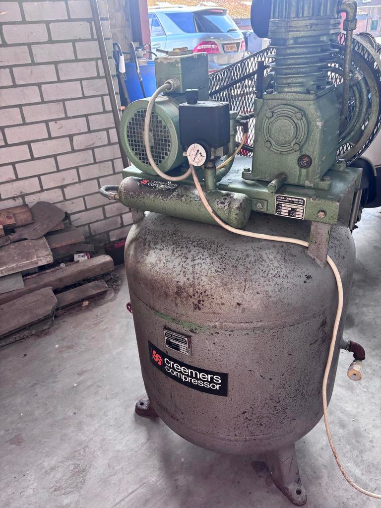 Creemers Compressor VT 350 OCC uit 1985, Doe-het-zelf en Verbouw, Compressors, Gebruikt, Ophalen of Verzenden, 200 tot 400 liter/min