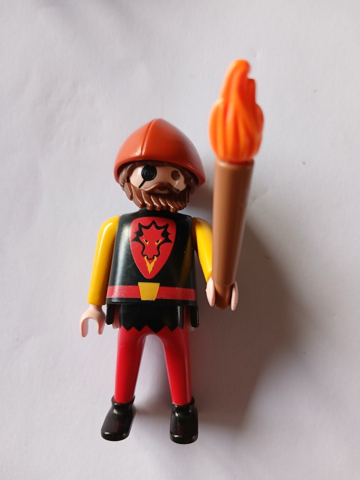Draken ridder met fakkel, Ophalen of Verzenden, Zo goed als nieuw, Los playmobil
