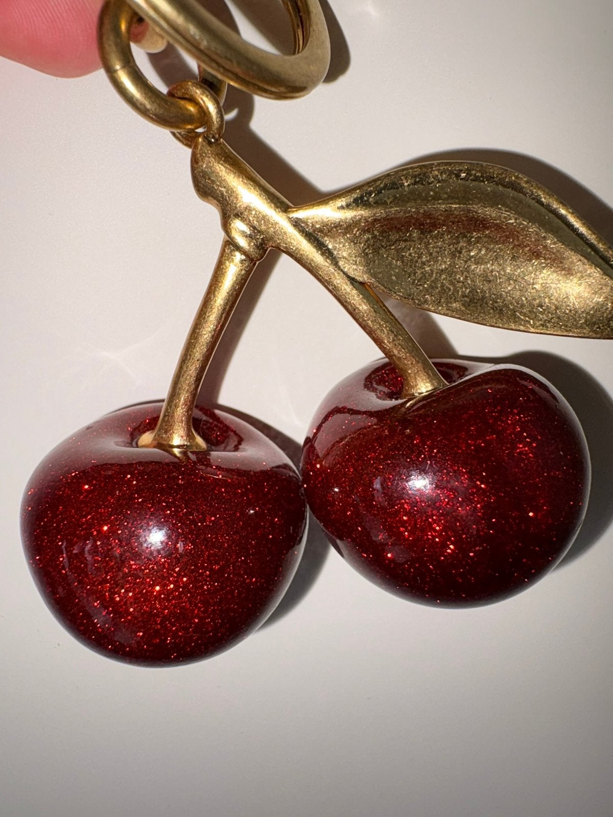 Orgineel COACH tas bedel kersen met glitters, Ophalen of Verzenden, Merk