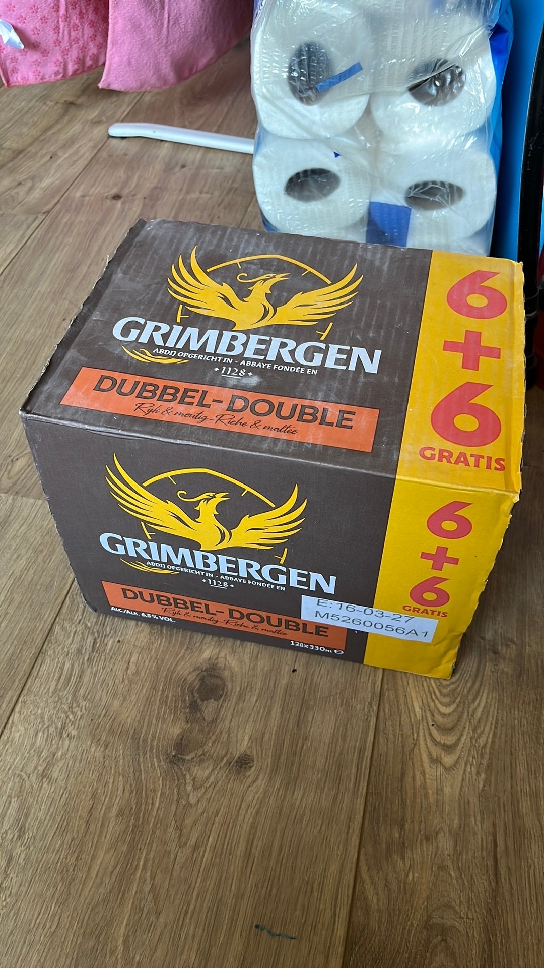 Grimbergen dubbel x12, Ophalen