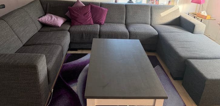 Prachtige U-bank, nog goed voor een volgende ronde, Gebruikt, Hoekbank, 300 cm of meer, Ophalen of Verzenden