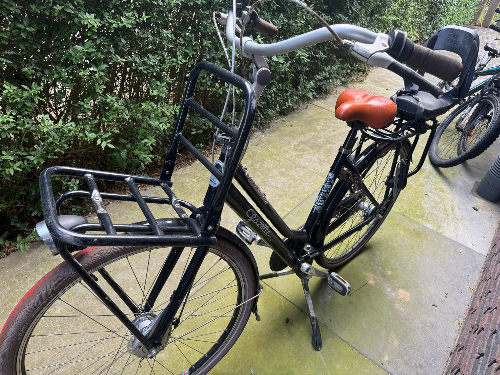 Gazelle Classic Damesfiets met Voordrager en Kinderzitje, Terugtraprem, 47 tot 50 cm, Ophalen of Verzenden, Gazelle