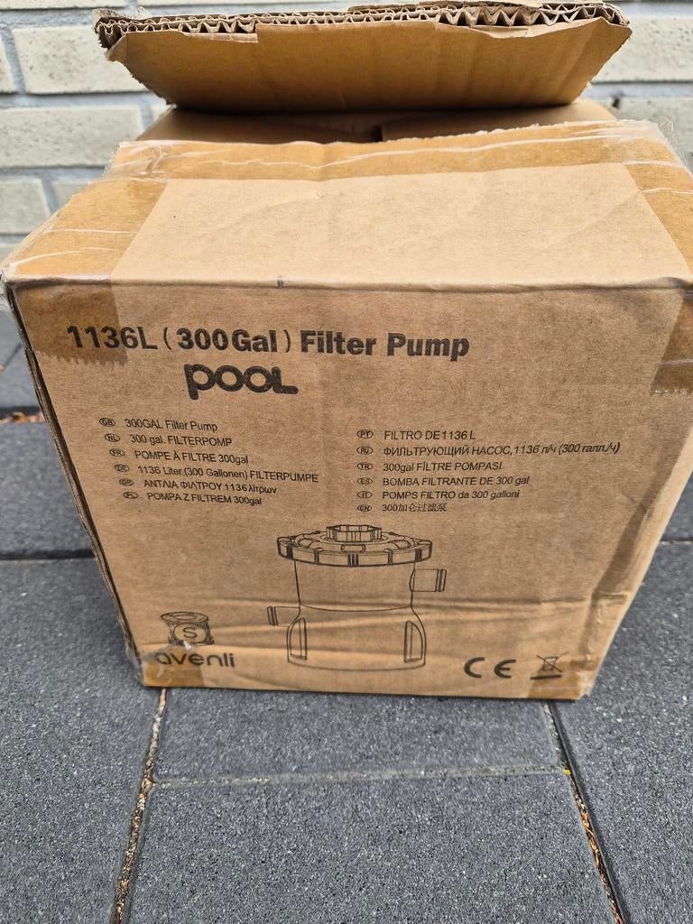 Avenli 1136L Filterpomp voor Zwembad, Ophalen, Minder dan 80 cm, Overige typen, Rond
