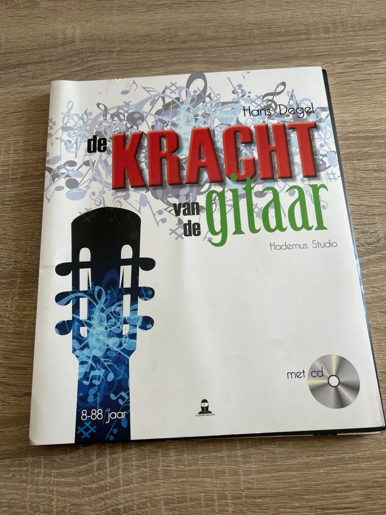 De Kracht van de Gitaar - Gitaarlesboek met CD, Gitaar, Overige genres, Les of Cursus, Ophalen of Verzenden