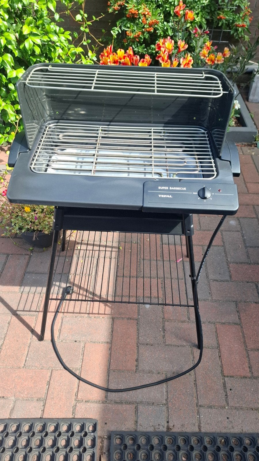 Tefal Super Barbecue - Elektrische BBQ met standaard, Ophalen, Gebruikt, Tefal