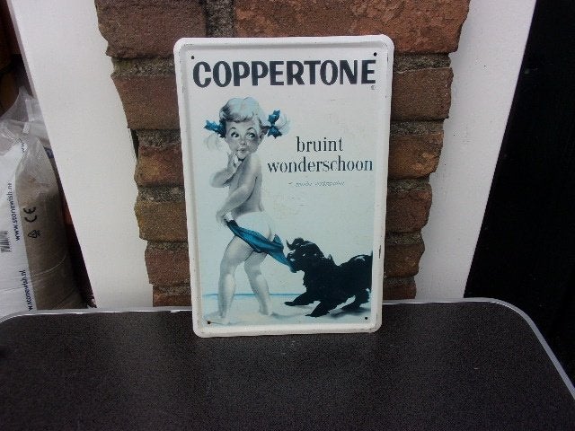 reclame bord nr 3, Ophalen of Verzenden, Zo goed als nieuw, Reclamebord