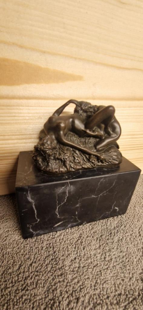 Bergman bronzen beeld., Ophalen of Verzenden, Brons