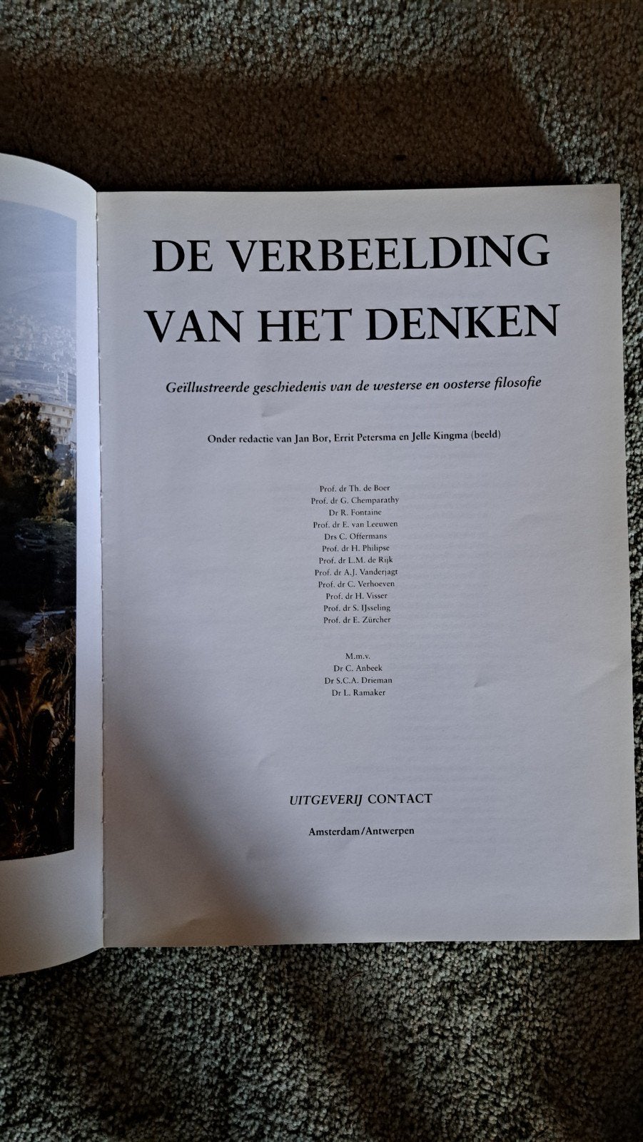 De Verbeelding van het Denken: Geïllustreerde Filosofie, Ophalen of Verzenden, Zo goed als nieuw, Algemeen, Jan Bor, Gerrit Petersma, Jelle Kingma (redactie)