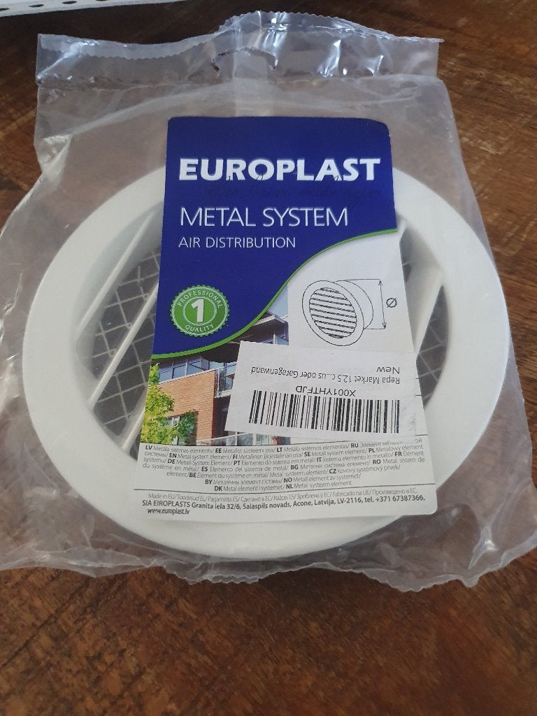 Ventilatierooster 1 stuk nieuw, Ophalen of Verzenden, Nieuw, Ventilator