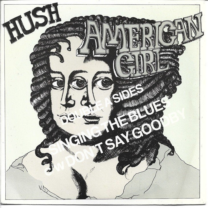 Hush - American Girl (Double A Sides), Gebruikt, Verzenden, 7 inch, Rock en Metal