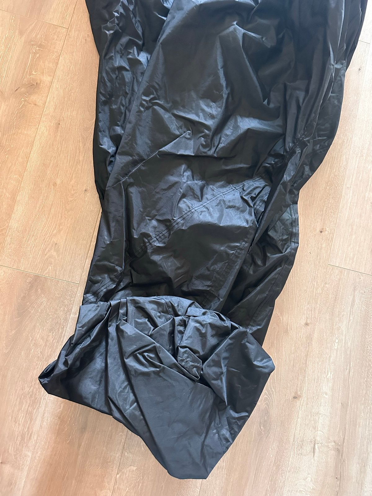 Scooterhoes/Motorhoes Zwart Maat M+WS (met windscherm), Ophalen of Verzenden, Gebruikt