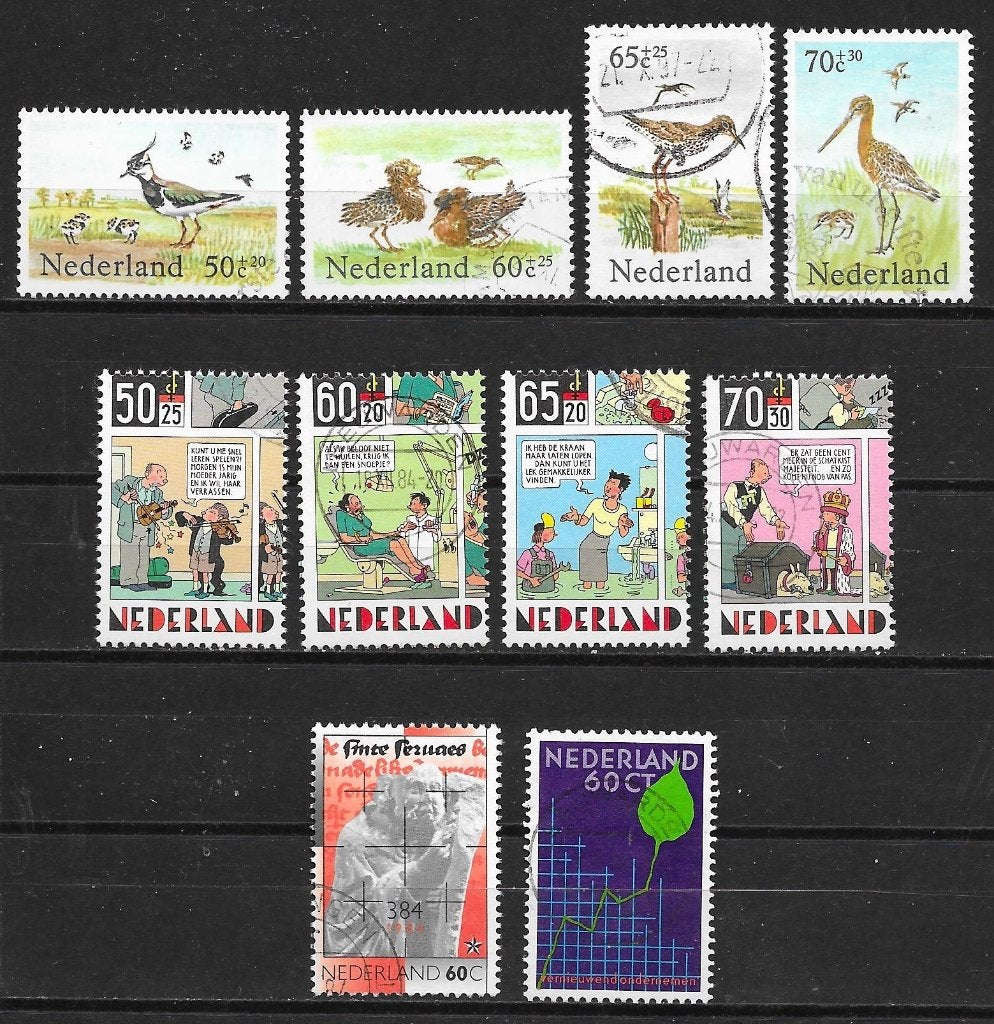 Zegels uit 1984 gebruikt cw 7,10, Ophalen of Verzenden